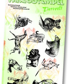 Folia Şeffaf Stampa Hayvan Dünyası