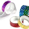 Folia Holo-Tape Renkli Bant Seti Basic 12mmX2m 6lı