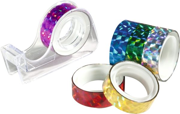 Folia Holo-Tape Renkli Bant Seti Basic 12mmX2m 6lı