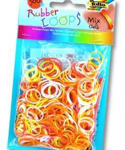 Folia Rubber Loops Sarı 500 adet 5 s-clips