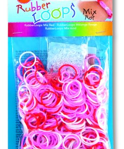 Folia Rubber Loops Kırmızı 500 adet 25 s-clips