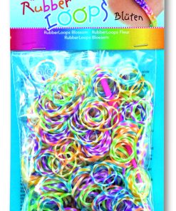 Folia Rubber Loops Çiçek 500 adet 25 s-clips