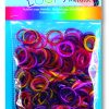 Folia Rubber Loops Metalik 500 adet 25 s-clips