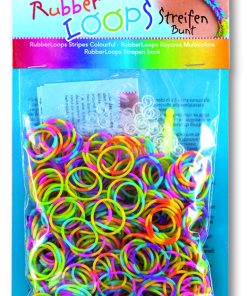 Folia Rubber Loops Çizgili 500 adet 25 s-clips