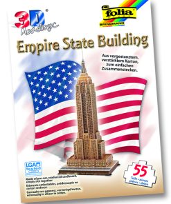 Folia 3D Puzzle Empire State Building 55 parça