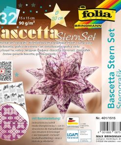 Folia Bascetta Star Set15x15 Mor