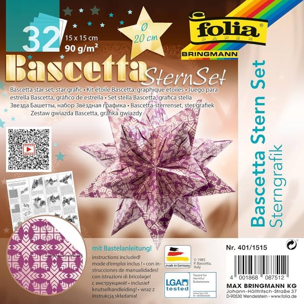 Folia Bascetta Star Set15x15 Mor