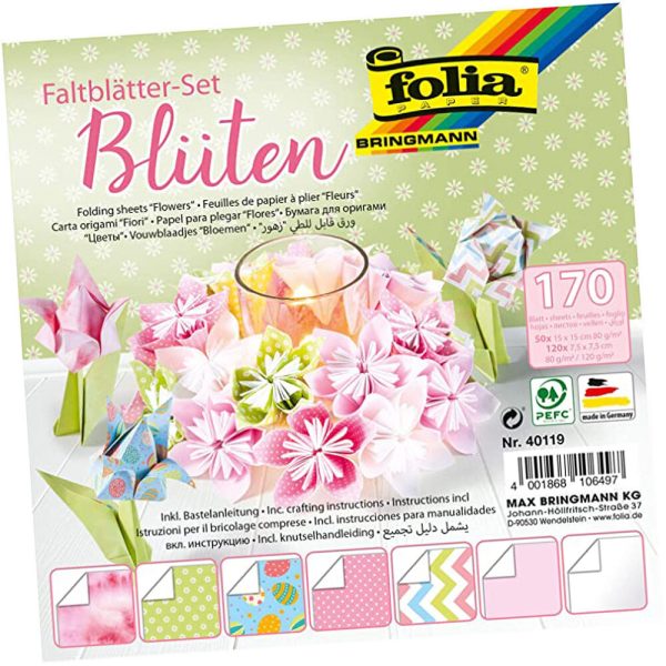 Folia Origami Kağıt Seti Çiçeklenme 15x15cm