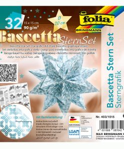 Folia Bascetta Star Set 15x15 Mavi