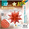 Folia Bascetta Star Set 20x20 Yıldız GrafikKırmızı