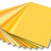Folia Motiv Karton 50x70 Basics Sarı 10tabaka