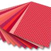 Folia Motiv Karton 50x70 Basics Kırmızı 10tabaka