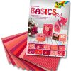 Folia Motiv Blok 24x34 Basics Kırmızı 30tabaka