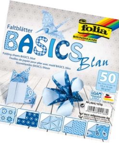 Folia Origami Kağıt 15x15 Basics Mavi 50tabaka