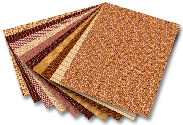 Folia Motiv Karton 50x70 Basics Kahve 10tabaka