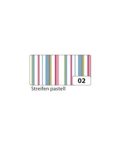Folia Motiv Karton 50x70 Pastel Çizgili 10tabaka