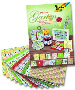 Folia Motiv Blok 24x34 Bahçe 13 desen 13tabaka