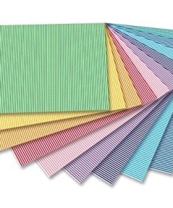 Folia Motiv Karton 50X70 İnce çizgili 10tabaka