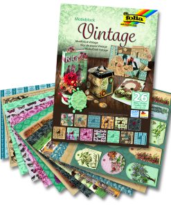 Folia Motiv Blok 24x34 Vintage 13 desen 26tabaka