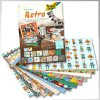 Folia Motiv Blok 24x34 Retro 13 desen 26tabaka