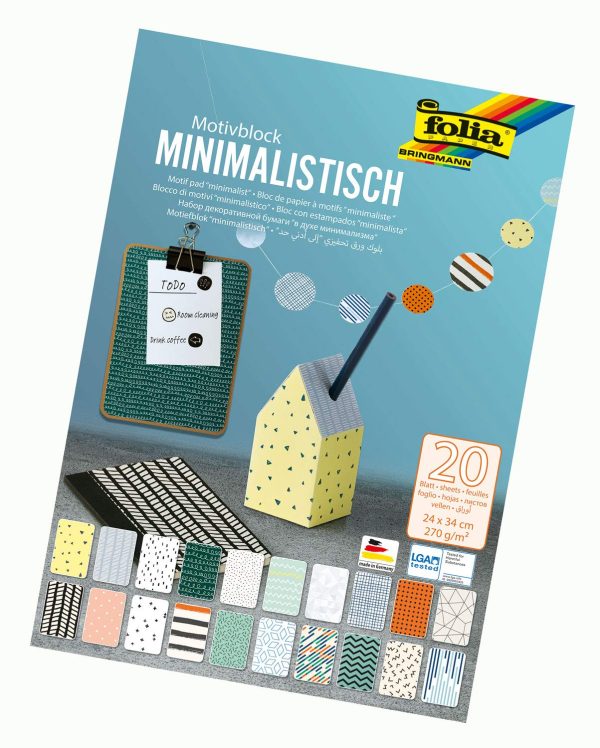Folia Motiv Blok 24x34 Minimalistic 20tabaka