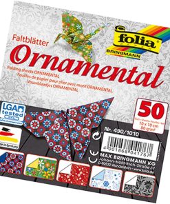 Folia Origami Kağıt 10x10 Motif süs 50tabaka