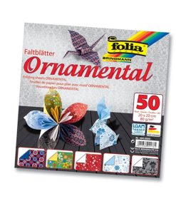 Folia Origami Kağıt 20x20 Motif süs 50tabaka
