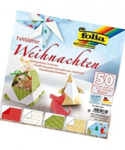 Folia Origami Kağıt 15x15 Yılbaşı 50tabaka