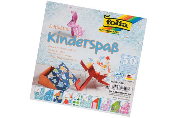 Folia Origami Kağıt 15x15 Children 50tabaka