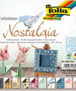 Folia Origami Kağıt 15x15 Nostalji 50tabaka