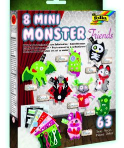 Folia Keçe Set Mini Canavarlar 8 karakter