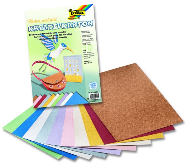 Folia Ceative Karton 23x33 İplik metalik 10tabaka