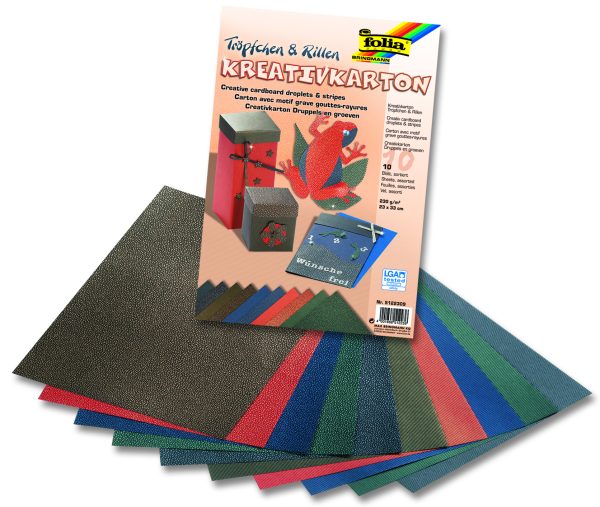 Folia Ceative Karton 23x33Nokta Kabartma 10tabaka