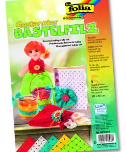 Folia Keçe Delikli Set 20X30cm Tüm Yıl 5tabaka