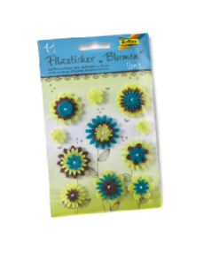Folia Keçe Çiçek Stiker Lime 11 çeşit