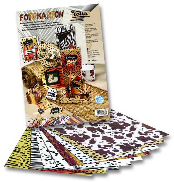 Folia Foto Karton 50x70 Hayvan Desenli 10tabaka