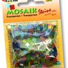 Folia Mozaik 5x5mm 45g 10 renk Transparan 700adet