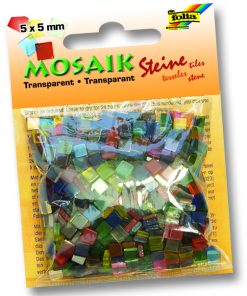 Folia Mozaik 5x5mm 45g 10 renk Transparan 700adet