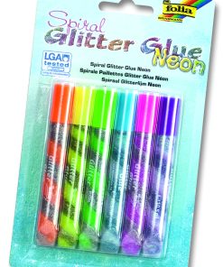 Folia Glitter-Glue Parlak yapıştırıcı set neon