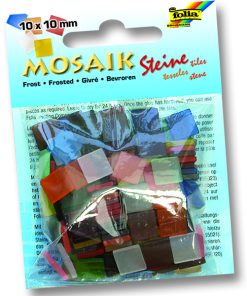 Folia Mozaik 10x10mm 45 gr 10 renk Buzlu 190 adet