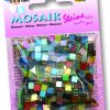 Folia Mozaik 5x5mm 45gr 10 renk Parlak 700 adet