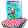 Folia Foto Karton 25x35 Çizgili 5 çeşit 10tabaka