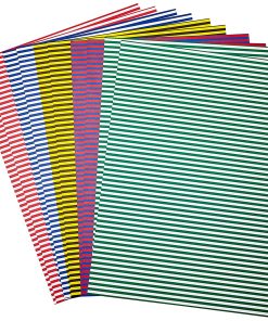 Folia Foto Karton 50x70 Çizgili 5 çeşit 10tabaka