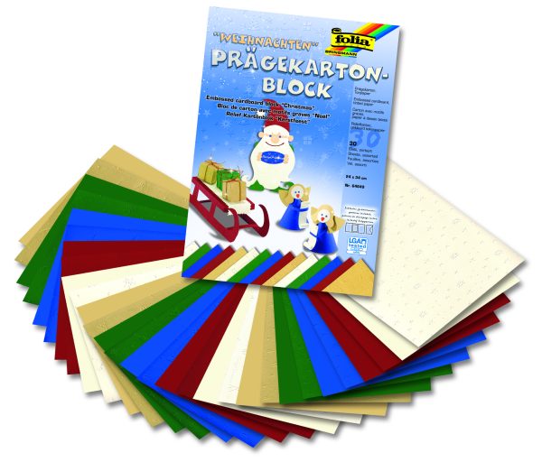Folia Prege 24X34cm 30 yp blok yılbaşı