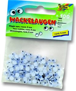 Folia Oynar Gözler 5 mm Yuvarlak 100 adet