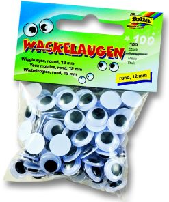 Folia Oynar Gözler 12 mm Yuvarlak 100 adet