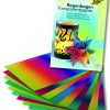 Folia Transparan 100gsm 22x32cm 10yaprak Gökkuşağı