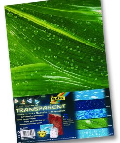Folia Transparan Kağıt 23x33 Elementler 5 desen