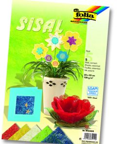 Folia Sisal 135gsm 23x33 Canlı Renkler 5tabaka