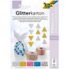 Folia Glitter Karton Parlak Blok 5 Yaprak 300gsm